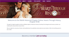 Desktop Screenshot of heartsthroughhistory.com